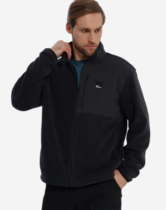 Джемпер флисовый мужской Jack Wolfskin Sumetro, Черный женщинам