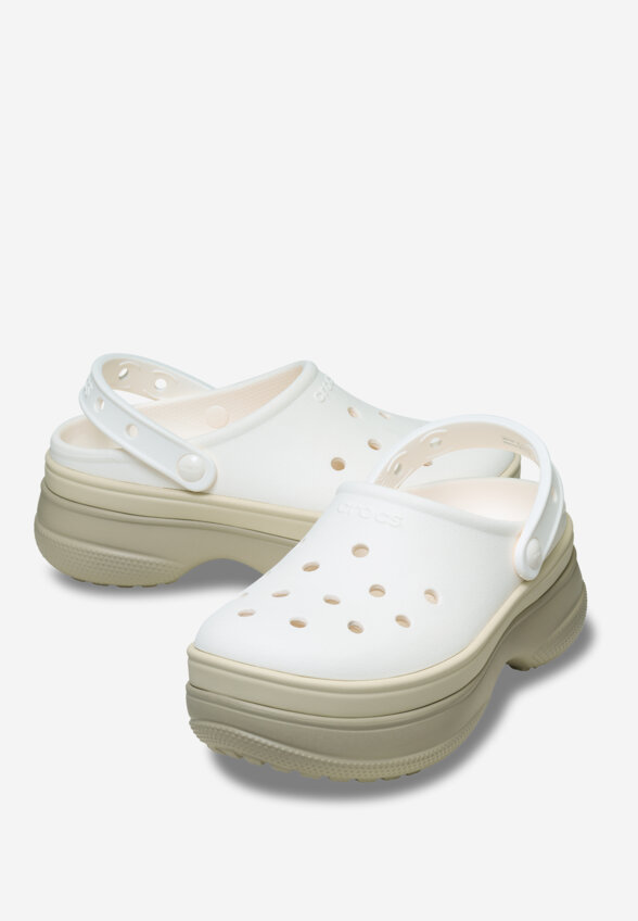 Сабо женские Crocs Classic Stacked, Белый