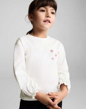 Лонгслив Mango Kids детям