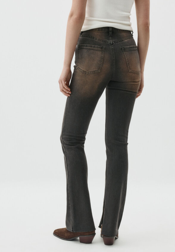 Винтажные джинсы SLIM FIT с разрезами