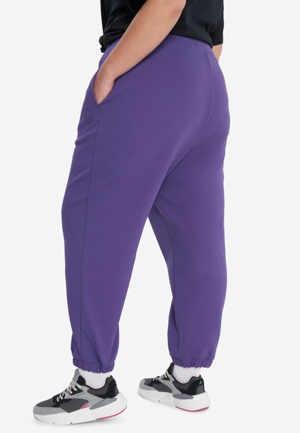 Брюки женские оверсайз Demix, Plus Size, Фиолетовый