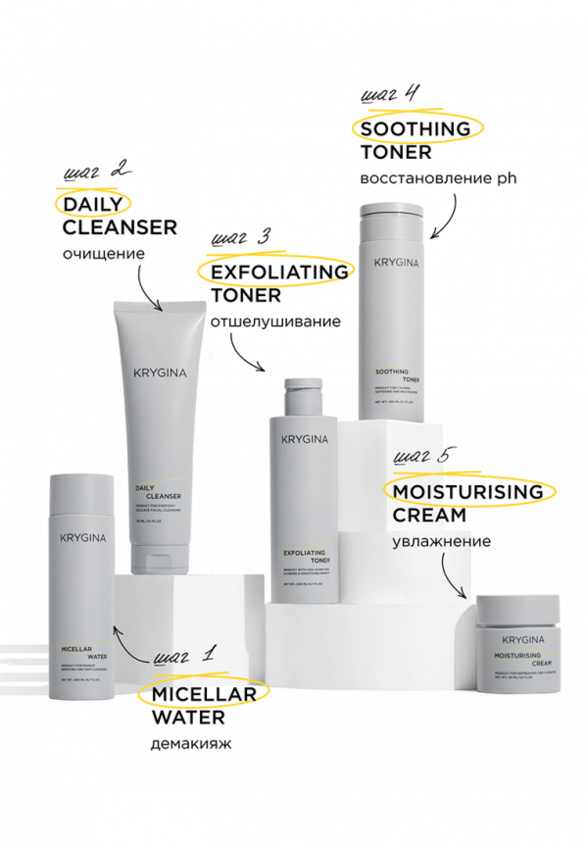 Мицеллярная вода Krygina Cosmetics