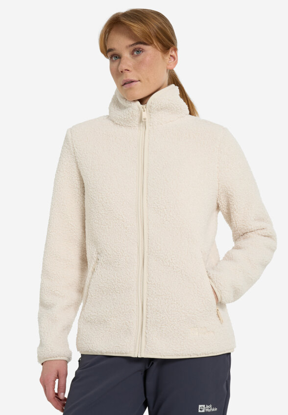 Джемпер флисовый женский Jack Wolfskin High Curl, Бежевый