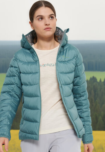 Пуховик женский Outventure, Зеленый