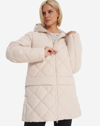 Пуховик женский Glissade, Бежевый женщинам