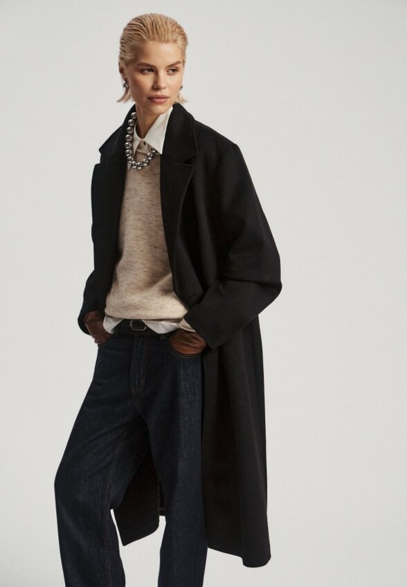 Пальто двубортное Nume