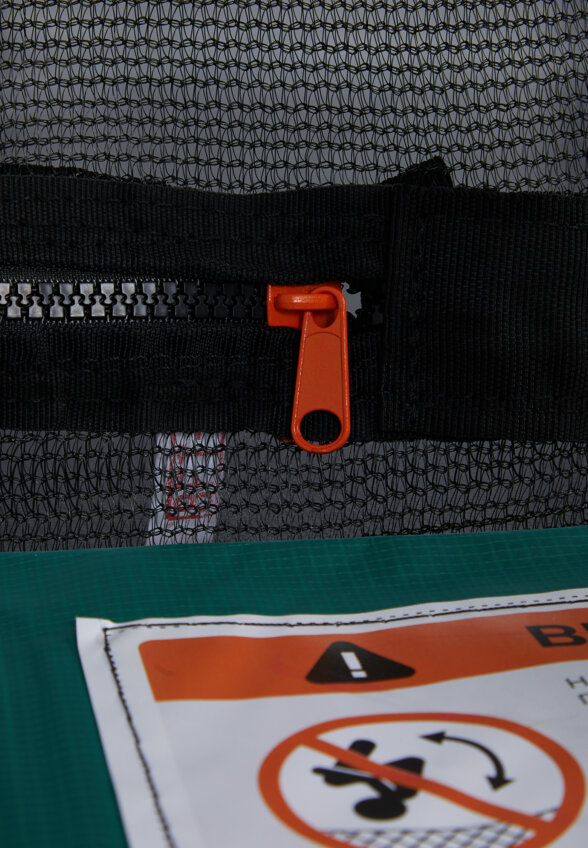 Батут KETTLER Wallaroo-80 с внутренней сеткой, 244 см, Черный