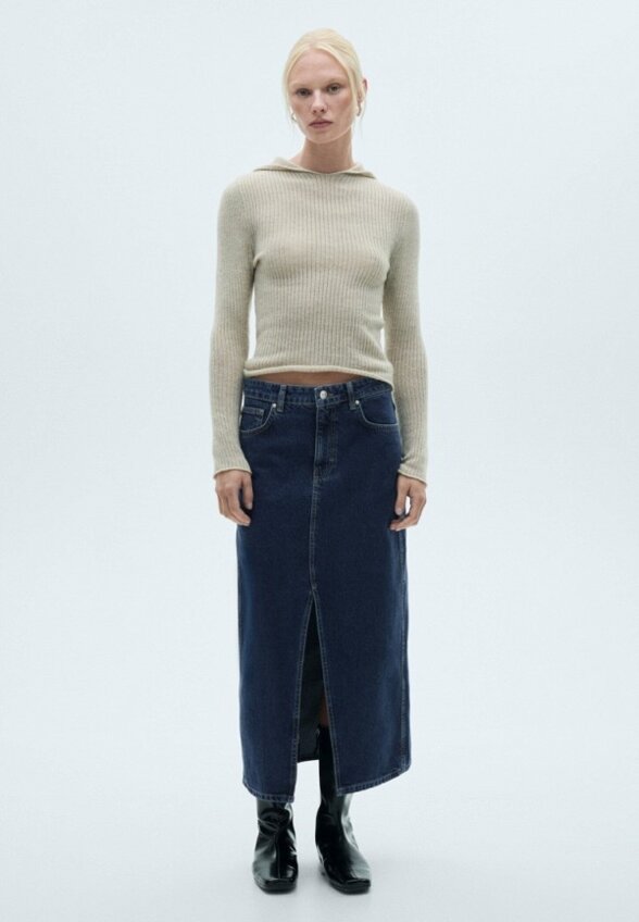 Юбка джинсовая Mango