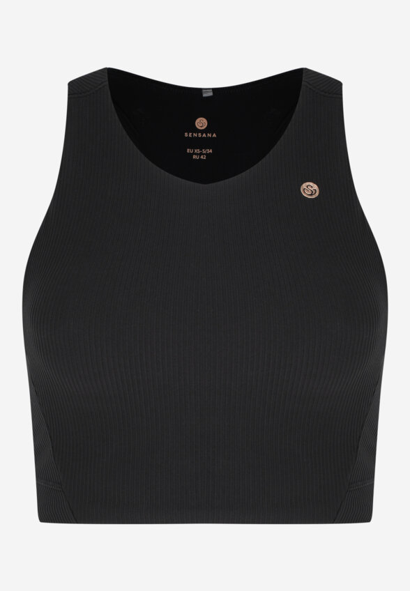 Топ бра спортивный Sensana IconicShape, Черный