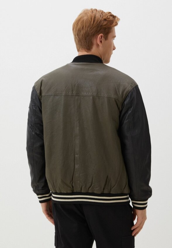 Куртка кожаная утепленная Mustang