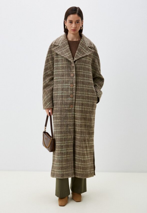 Пальто-кокон Модный дом Виктории Тишиной