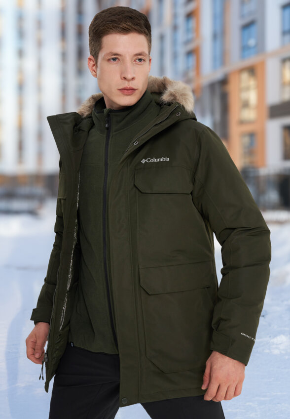 Парка мужская Columbia South Canyon III Long Parka, Зеленый