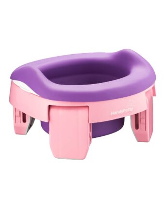 Дорожный горшок ROXY-KIDS/HandyPotty, 3 в 1, розовый детям