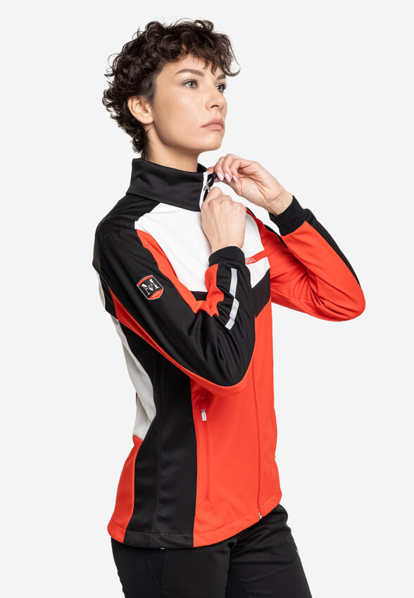 Куртка для беговых лыж женская Moaxsport Sirius, Красный