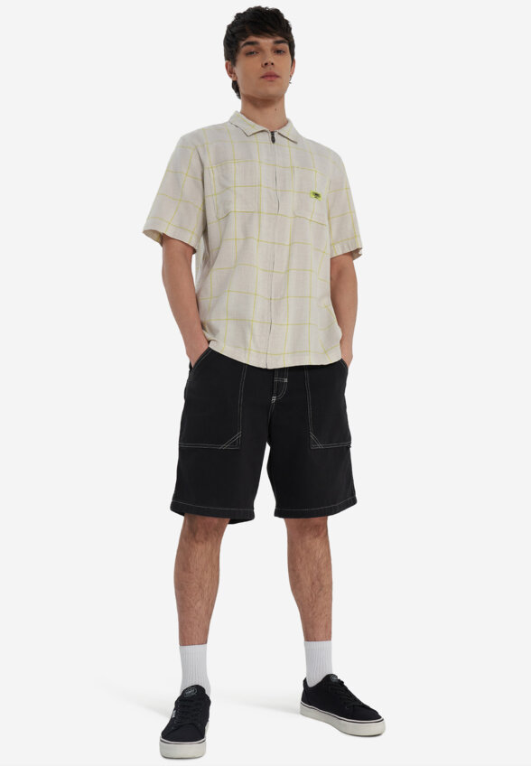 Рубашка с коротким рукавом мужская Quiksilver Mercury, Белый