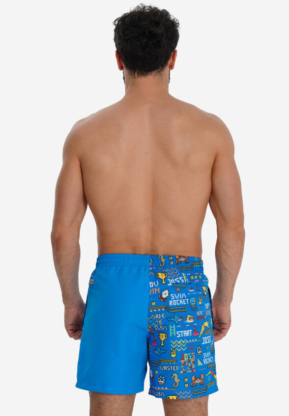 Шорты плавательные мужские Joss x Swim Rocket, Синий