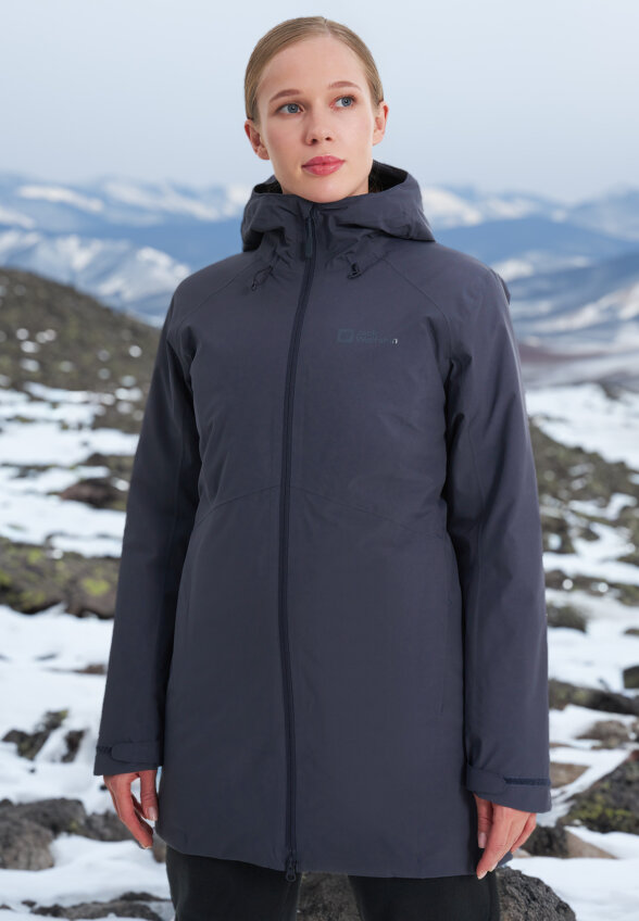 Куртка утепленная женская Jack Wolfskin Heidelstein, Серый