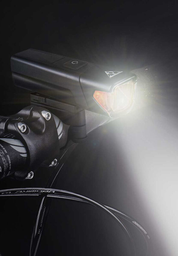 Фонарь велосипедный передний Topeak WhiteLite HP 500, Черный