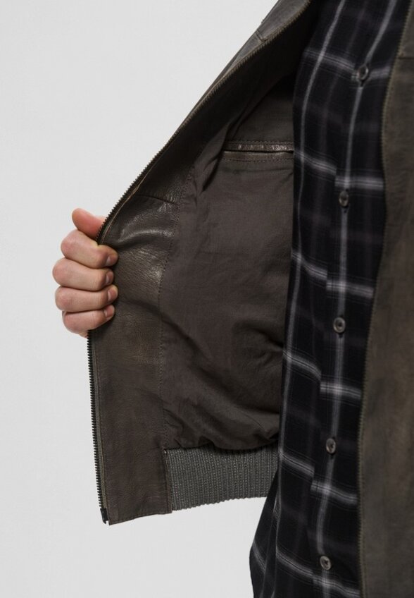 Куртка кожаная Blouson