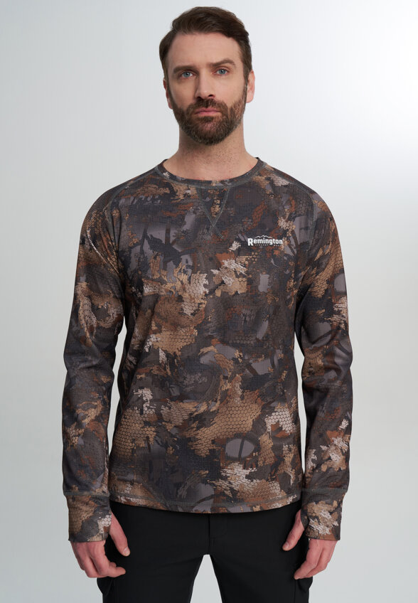 Лонгслив мужской Remington Blend Shirt, Коричневый