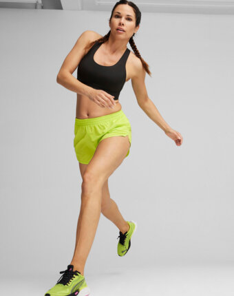 Топ бра спортивный PUMA Pwrbreathe Run, Черный женщинам