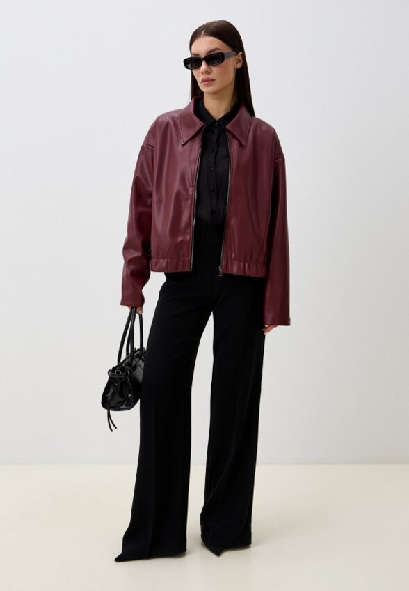 Куртка кожаная Luigin