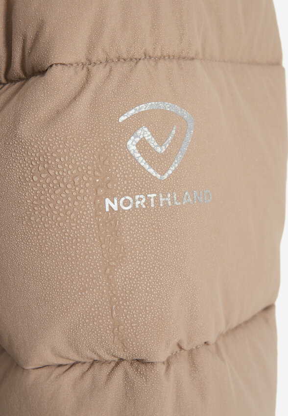 Пуховик женский Northland, Бежевый