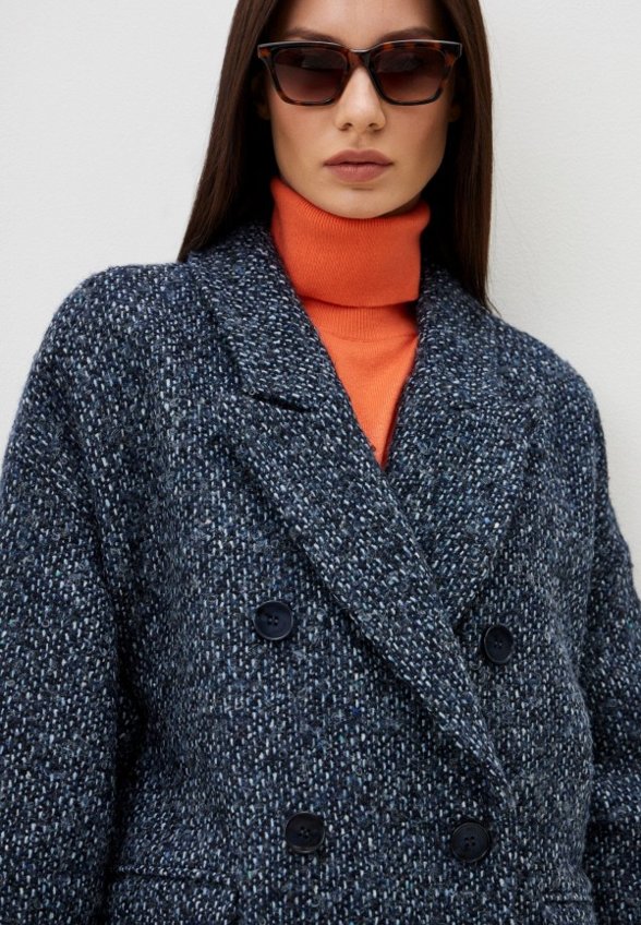 Пальто двубортное Belucci