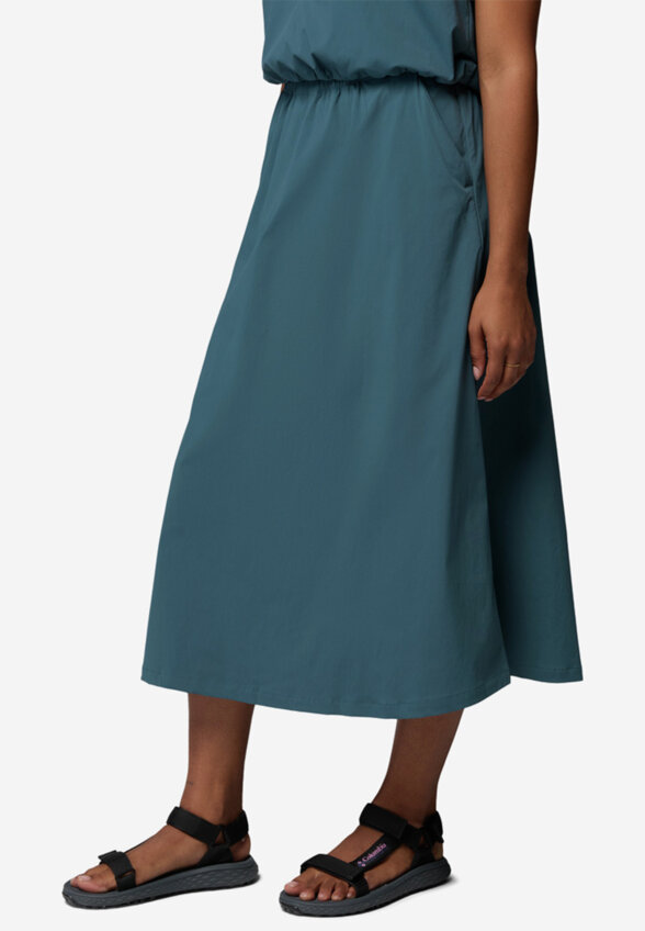 Юбка женская Columbia Chill Creek Long Woven Skirt, Зеленый