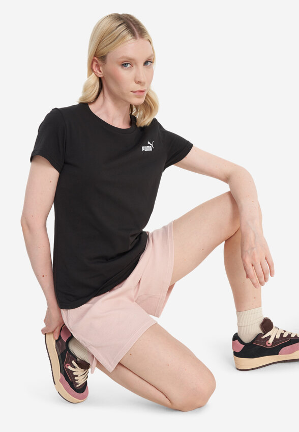 Футболка женская PUMA Ess Small No. 1 Logo, Черный