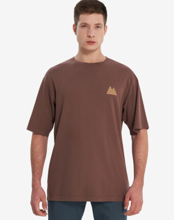 Футболка мужская Mountain Hardwear Mountains Collab Short Sleeve, Коричневый женщинам