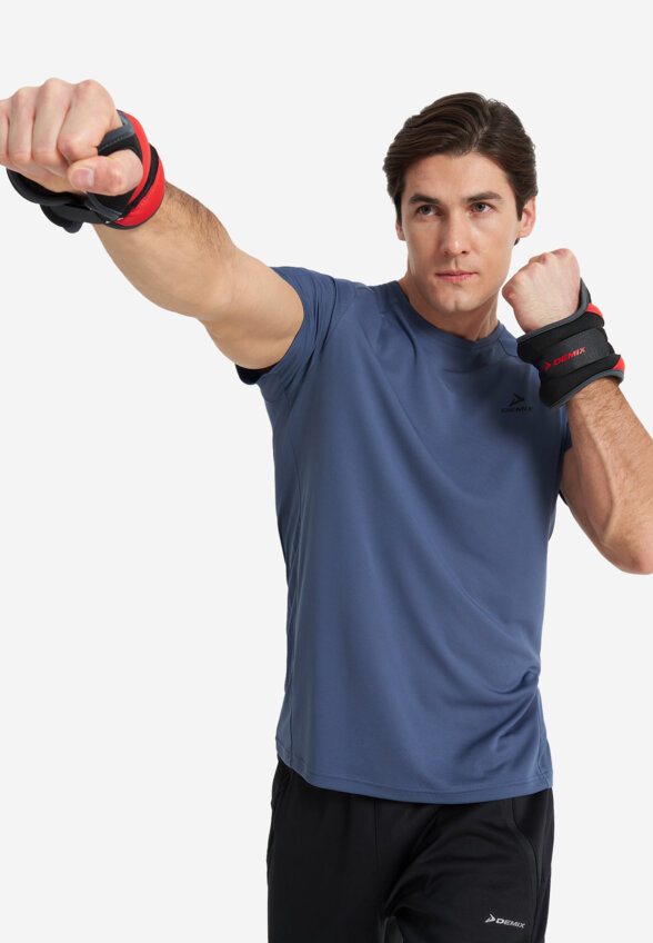 Утяжелители Demix, 2 х 1 кг, Красный