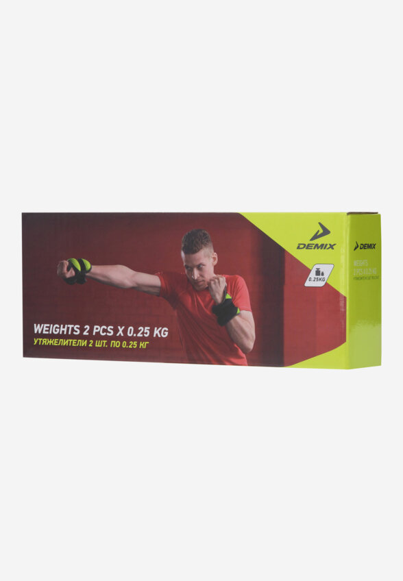 Утяжелители Demix, 2 х 0.25 кг, Зеленый