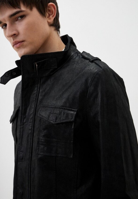 Куртка кожаная Urban Fashion for Men
