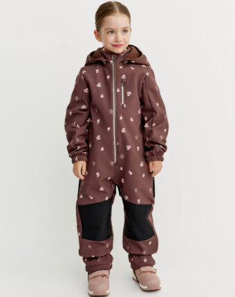 Комбинезон из Softshell на флисе для девочек детям