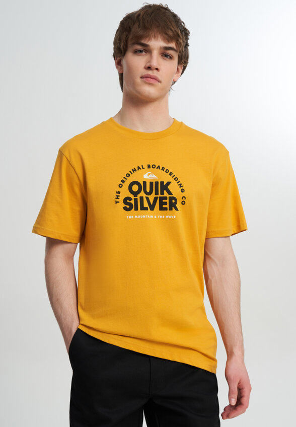 Футболка мужская Quiksilver Fundamental Ride, Желтый