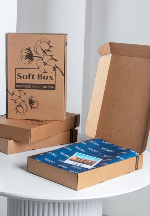 Простыня Евро Soft Box