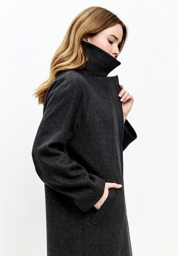 Пальто двубортное Rozhkova