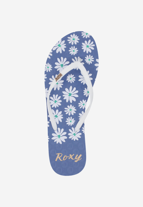 Шлепанцы женские Roxy New Viva Printed, Синий