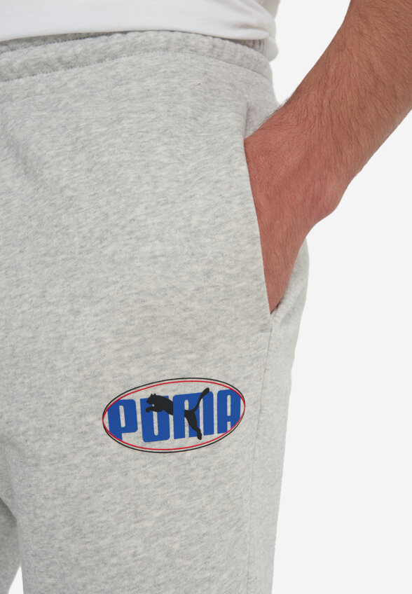 Брюки мужские PUMA Ess Logo Lab Execution, Серый
