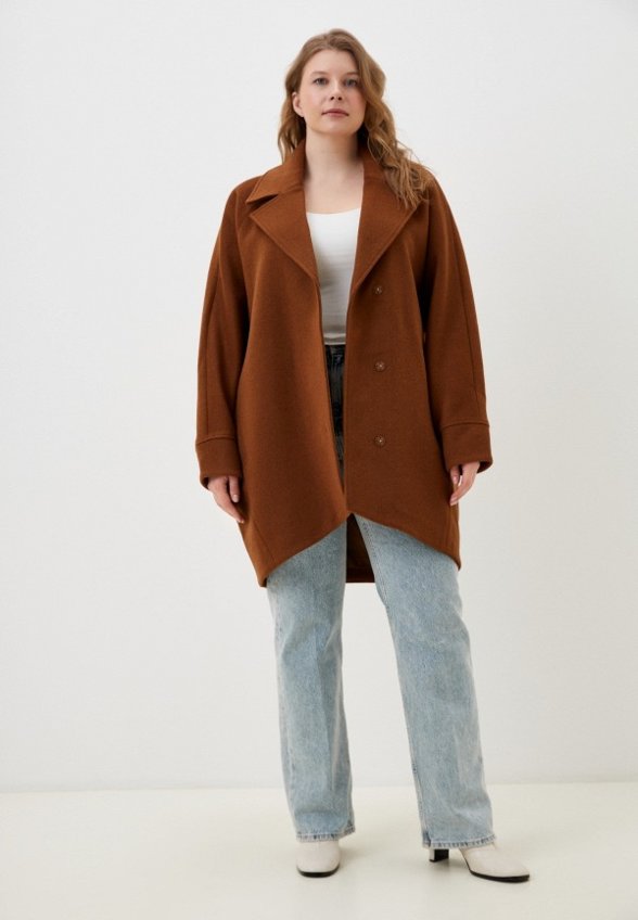 Пальто однобортное Le Monique