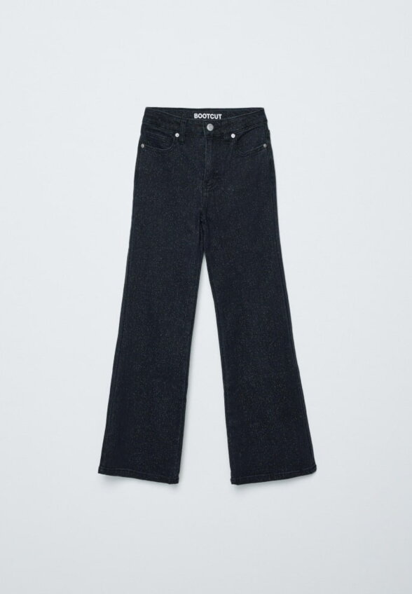 Джинсы Bootcut с люрексом для девочек