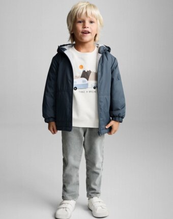 Куртка утепленная Mango Kids детям