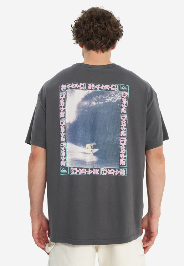 Футболка мужская оверсайз Quiksilver Sunrise Bowl, Серый