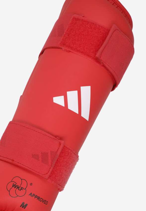 Защита голени и стопы adidas WKF Shin & Removable Foot, Красный