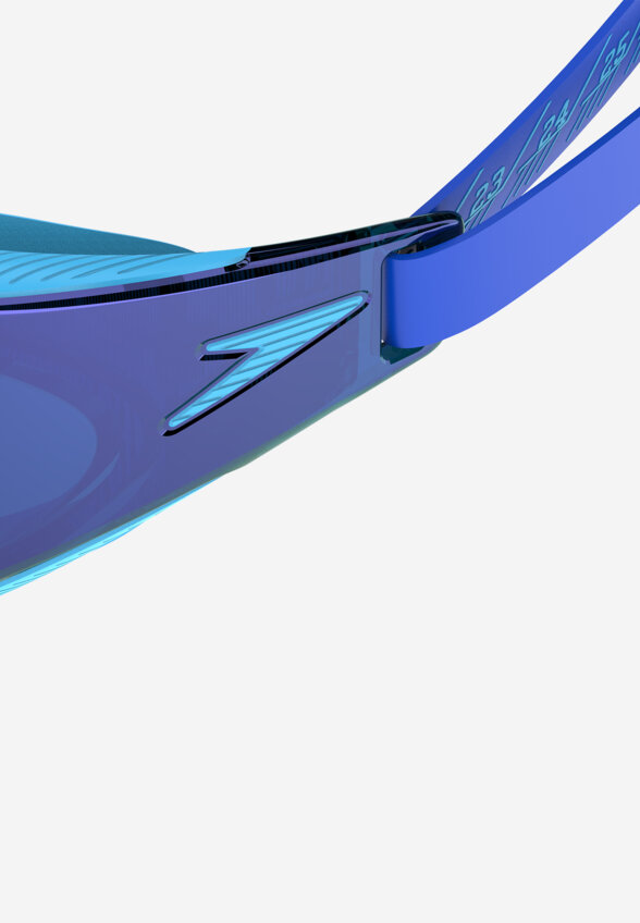 Очки для плавания детские Speedo Fastskin Hyper Elite Mirror, Синий