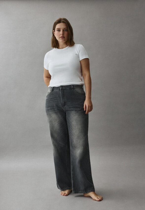 Джинсы WIDE LEG с высокой посадкой