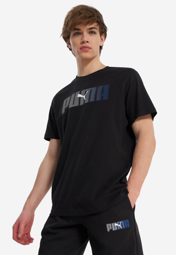Футболка мужская PUMA Ess Logo Lab, Черный
