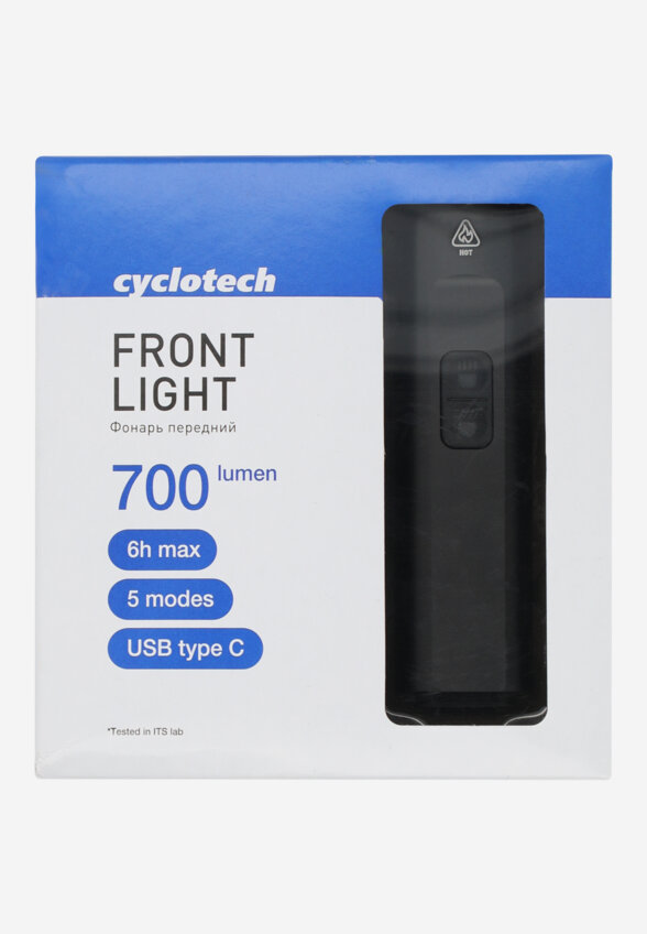 Фонарь велосипедный передний Cyclotech QL-900 R, Черный