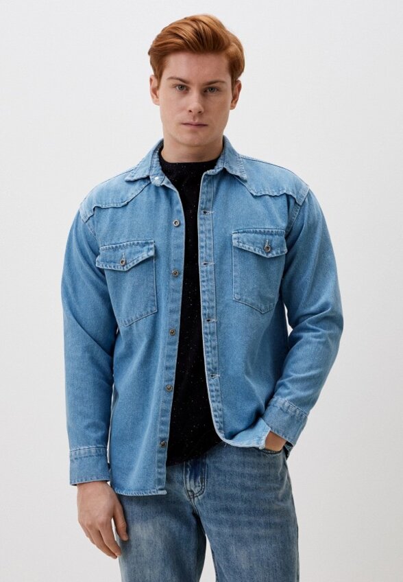 Рубашка джинсовая Gaxgax